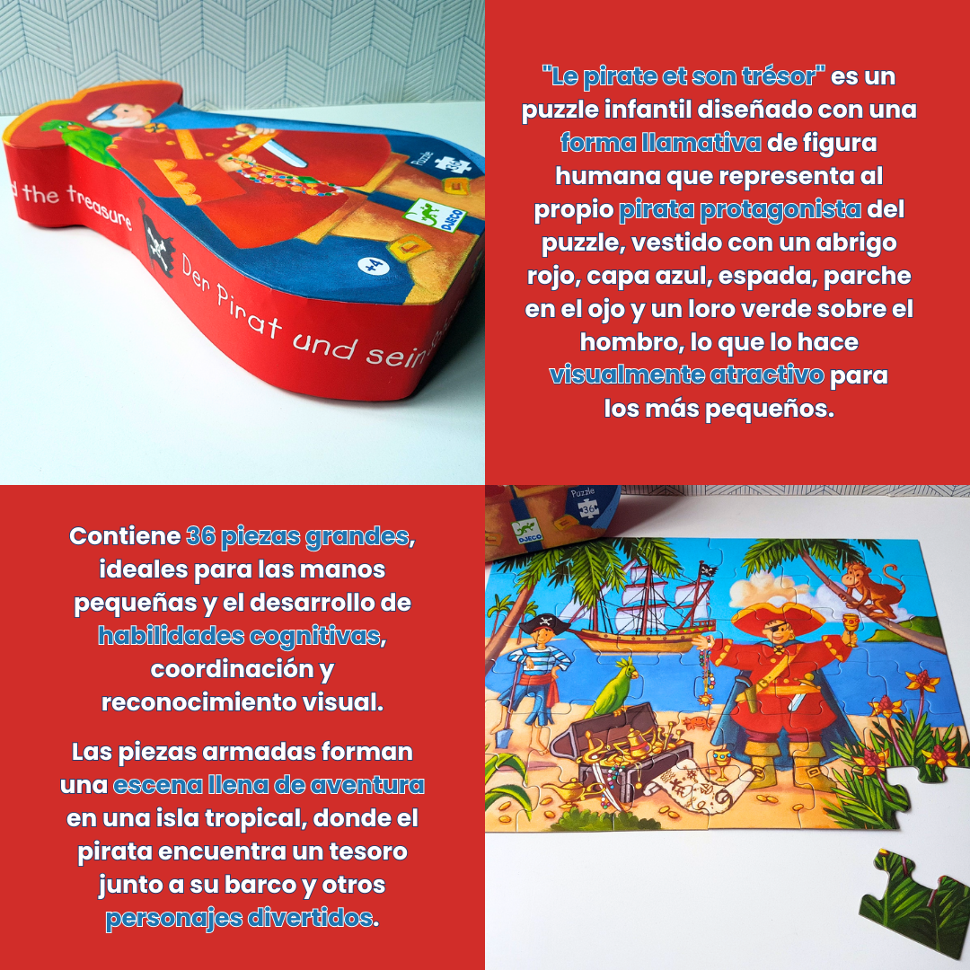 Puzzlea "Pirata eta bere altxorra"