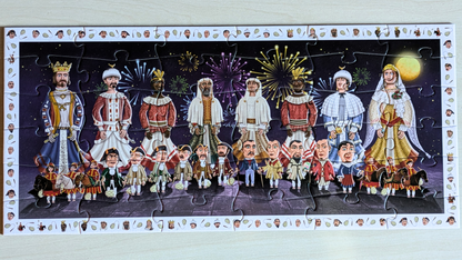 Erraldoi Eta Buruhandien Puzzlea | 2x1 (16 y 36 piezas) Puzzle Gigantes y Cabezudos