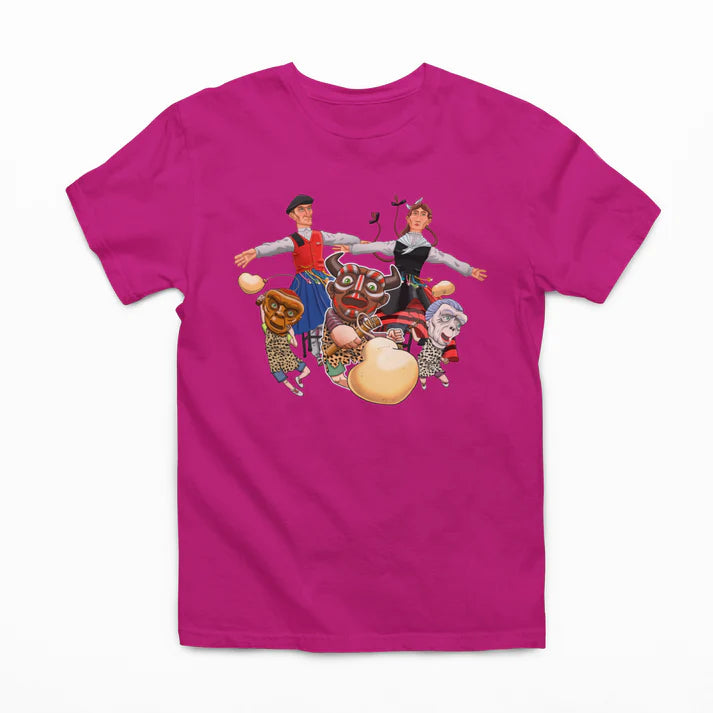Pack Maialen eta Xanti lagun artean – Camiseta + Maskuria + Libro "Maialen eta Xanti lagun artean" (Euskera)