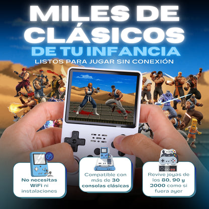 Consola Retro R36S – 20.000 Juegos (128GB)