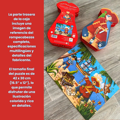 Puzzlea "Pirata eta bere altxorra"