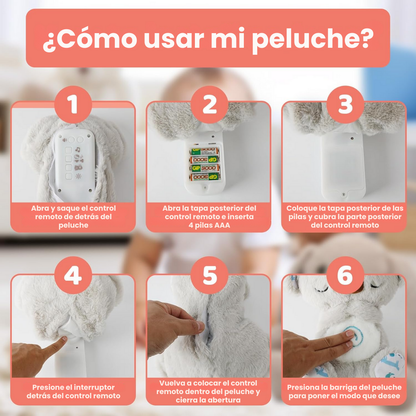 Peluche que Respira – Ayuda a Dormir y Calmar la Ansiedad