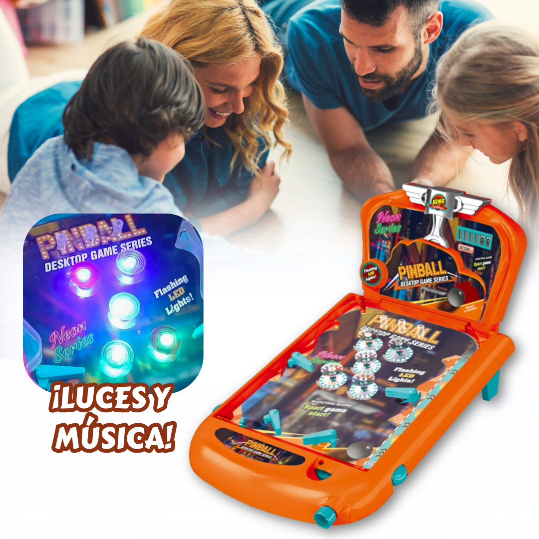 Pinball Game Infantil – Diversión Arcade con Luces y Sonido