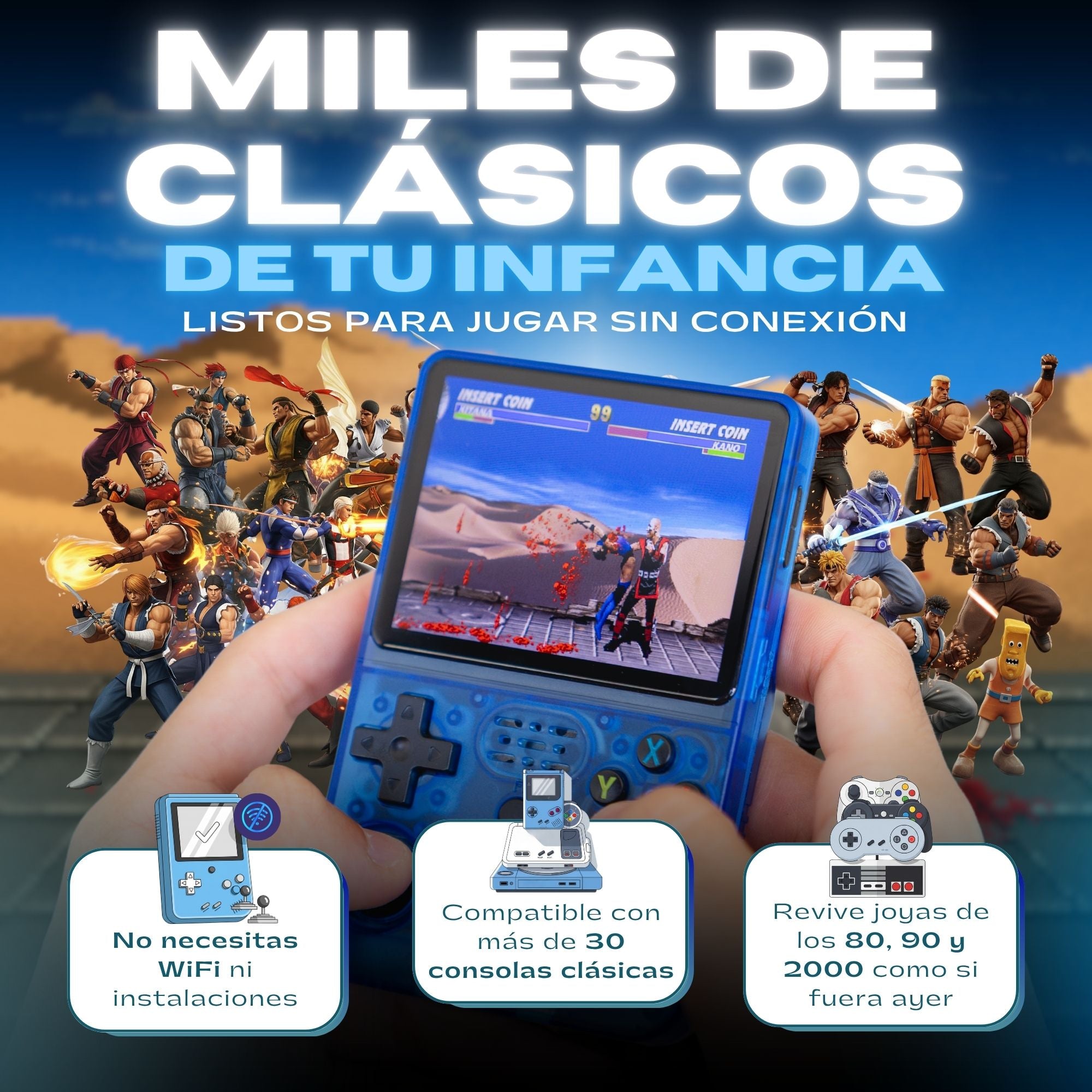 Consola Retro - R36S™ 128g/20k juegos