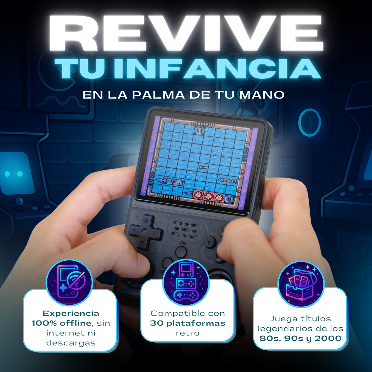 Consola Retro R40S Pro – 30.000 Juegos (256GB)