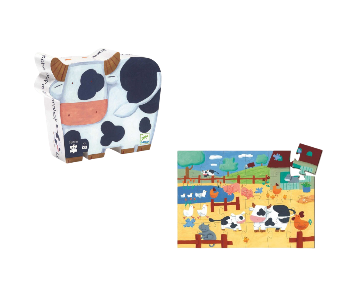 Puzzle "Las vacas en la granja"