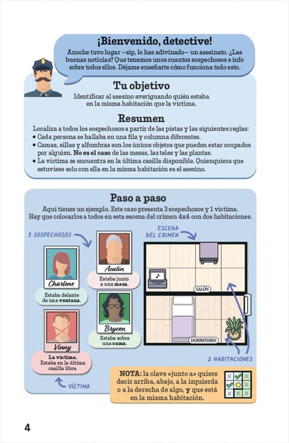 Libro - Murdoku: 80 acertijos de lógica y asesinatos