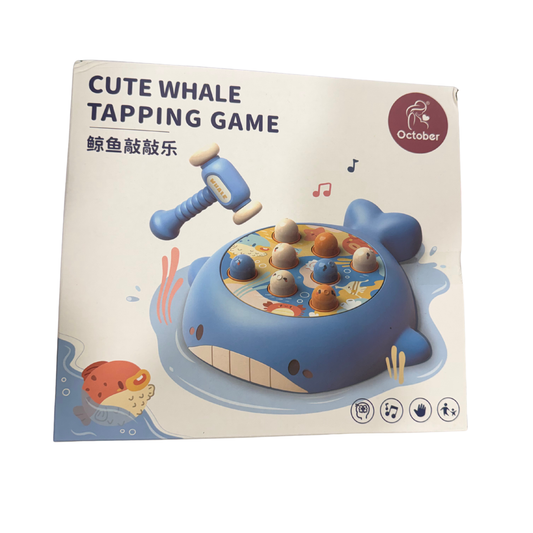 Juego de golpear con martillo – Ballena interactiva para niños