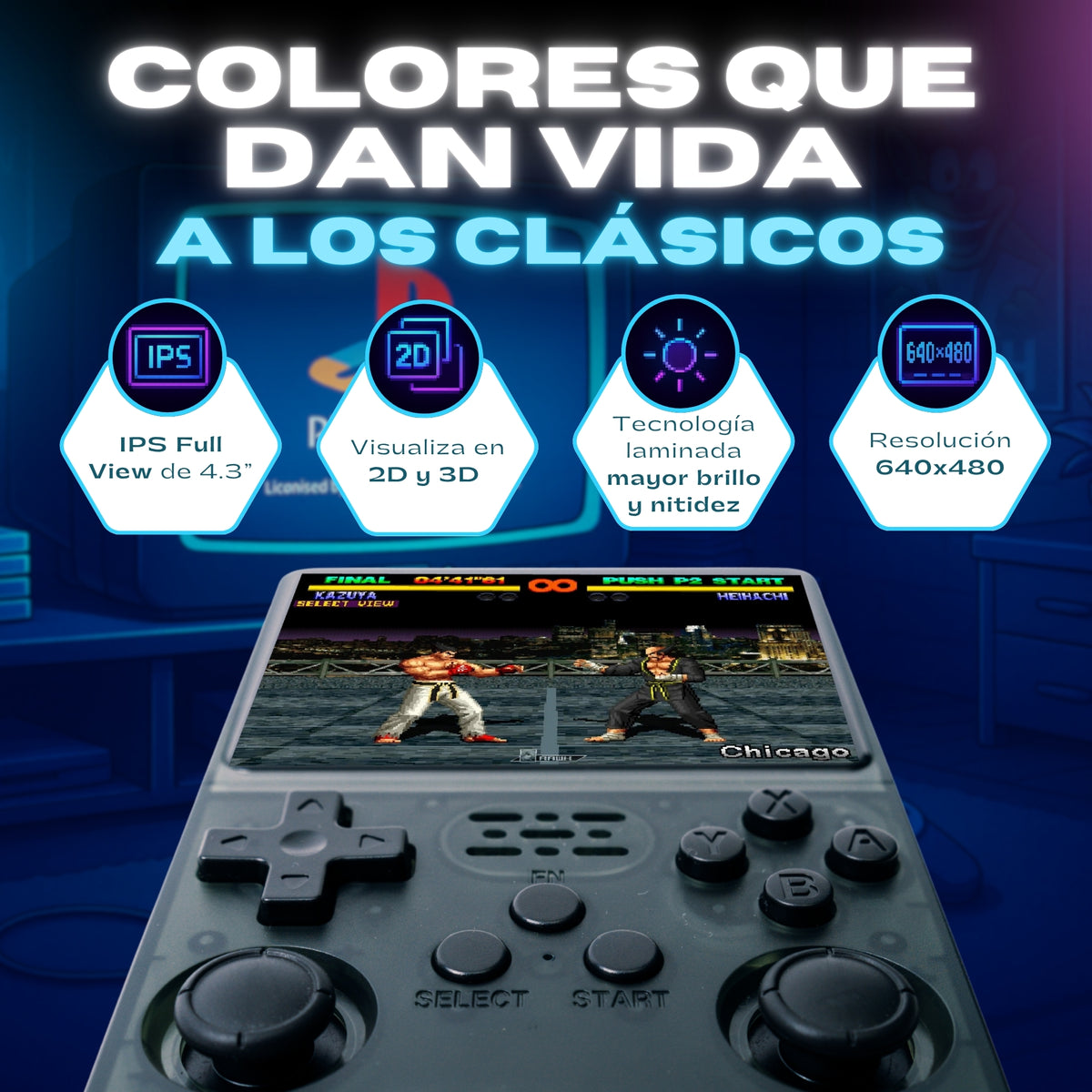 Consola Retro R40S Pro – 30.000 Juegos (256GB)