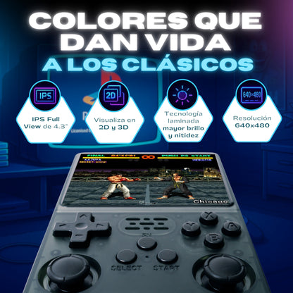 Consola Retro R40S Pro – 30.000 Juegos (256GB)