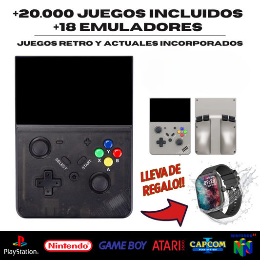 PACK | Consola Video Game™ +20.000 juegos + Smartwhach