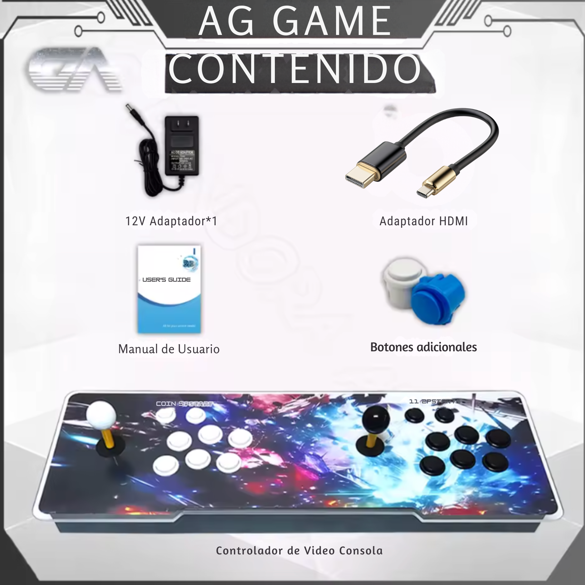 Video Consola Retro AC GAME  | +30.000 Juegos Integrados | 2+ Jugadores