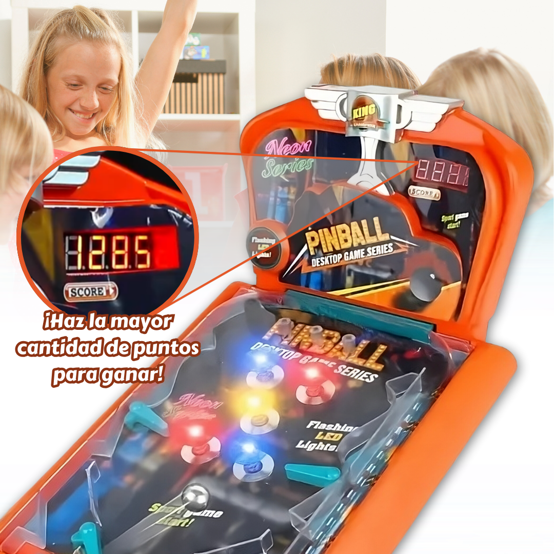 Pinball Game Infantil – Diversión Arcade con Luces y Sonido