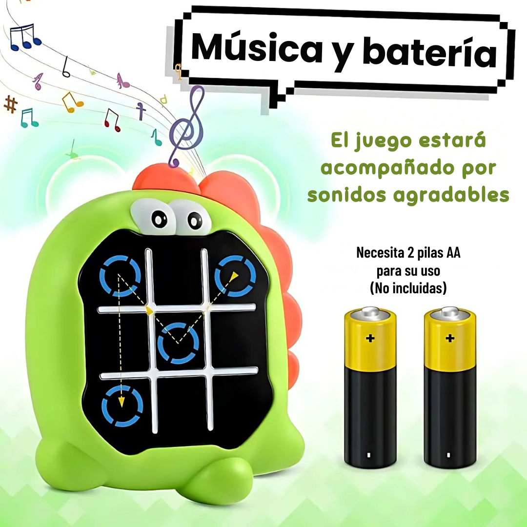Juego 3 en Raya Electrónico – ¡Luces, Sonidos y 3 Modos de Juego!