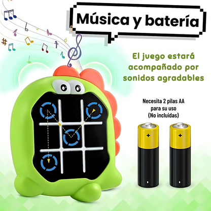 Juego 3 en Raya Electrónico – ¡Luces, Sonidos y 3 Modos de Juego!