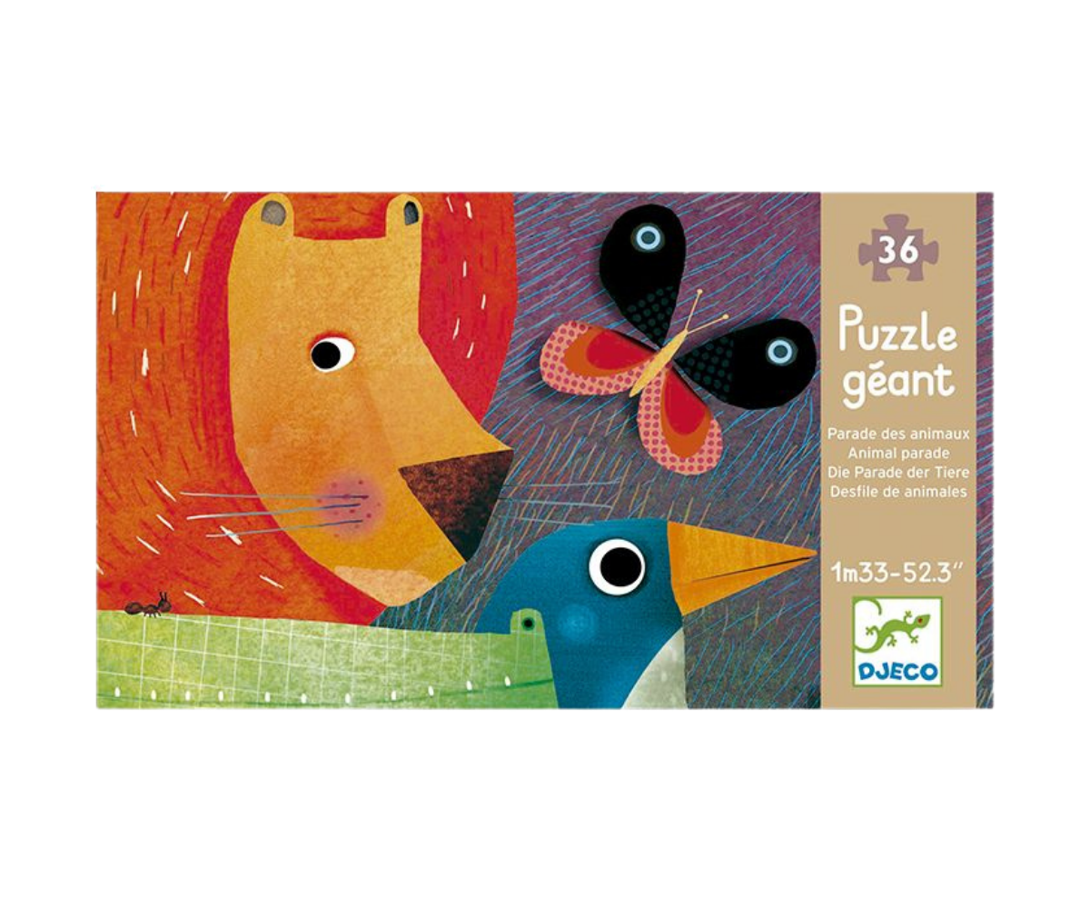 Puzzle "Desfile de animales"