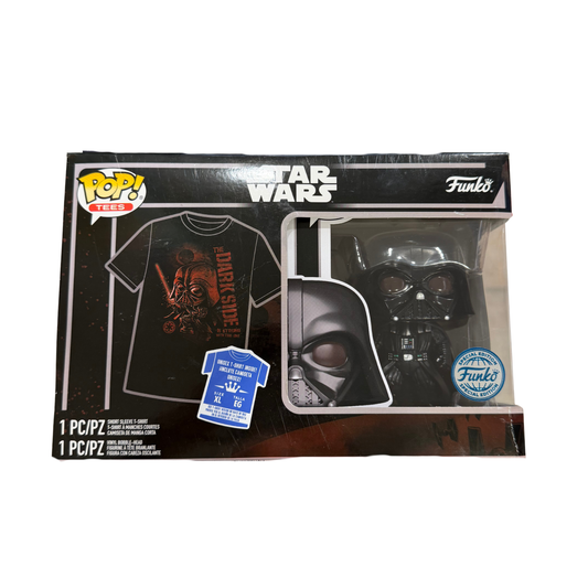 Pack Funko Darth Vader – Camiseta y Figura Pop! Star Wars (E)