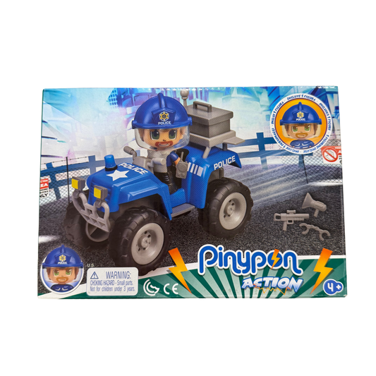Pinypon Action Policía con Quad y Accesorios (E,J)