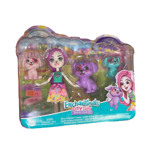 Enchantimals City Tails – Pack Familia Dessa Dalmatian (E)