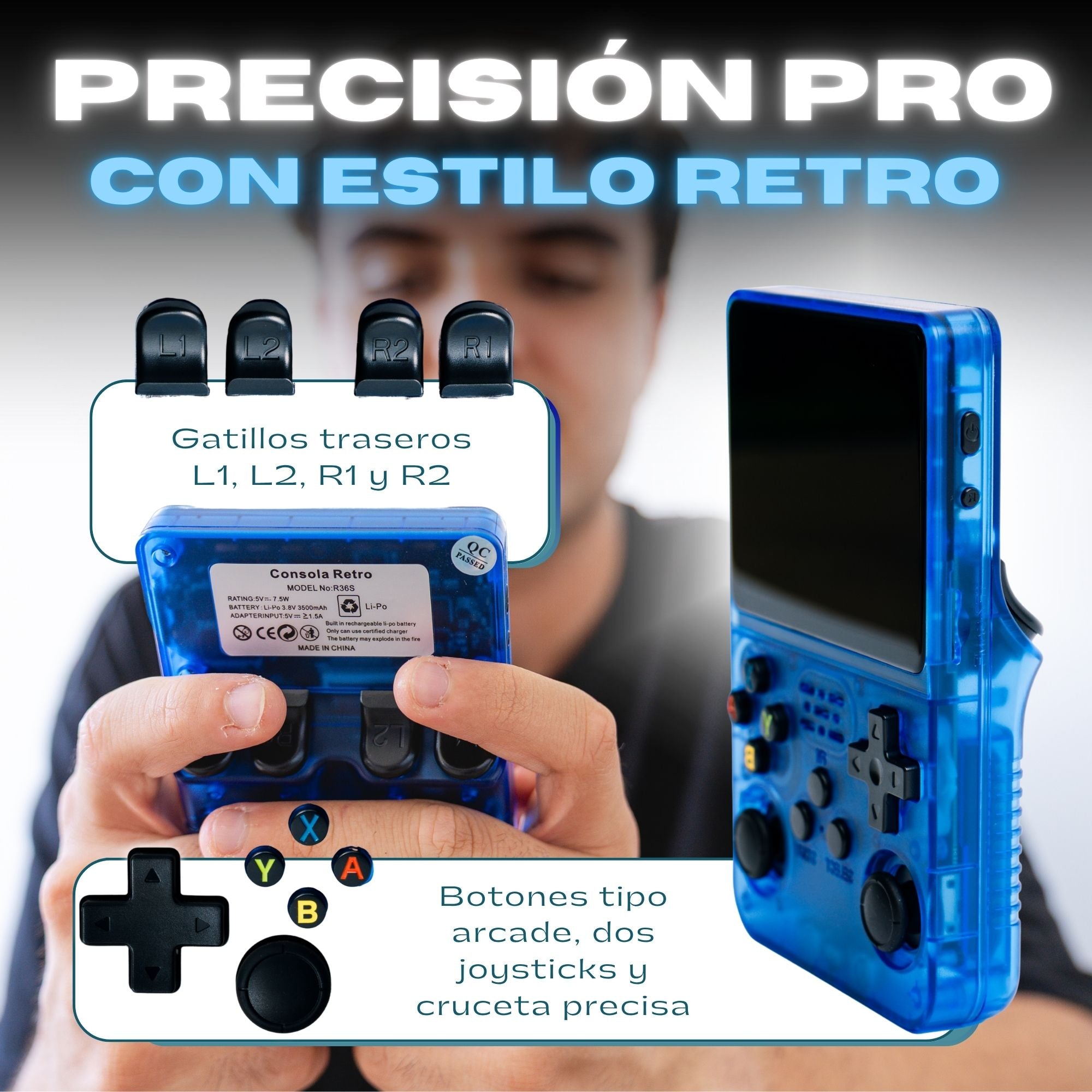 Consola Retro - R36S™ 128g/20k juegos