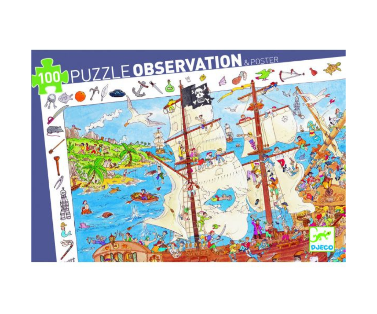 Puzzle - observación "Los piratas"