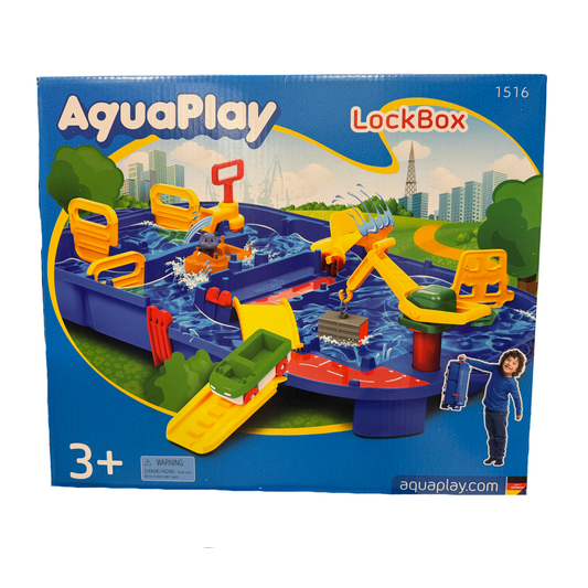 Canal de Agua AquaPlay con Grúas y Barcos (L)