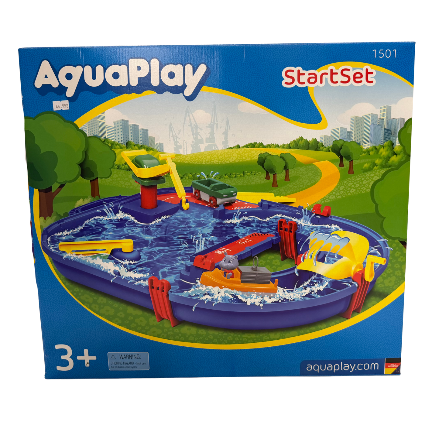 Canal de Agua AquaPlay con Grúas y Barcos (L)
