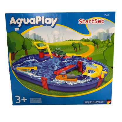Canal de Agua AquaPlay con Grúas y Barcos (L)