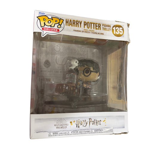 Funko Pop Deluxe Harry Potter con Carro y Jaula – Nº135 (D)
