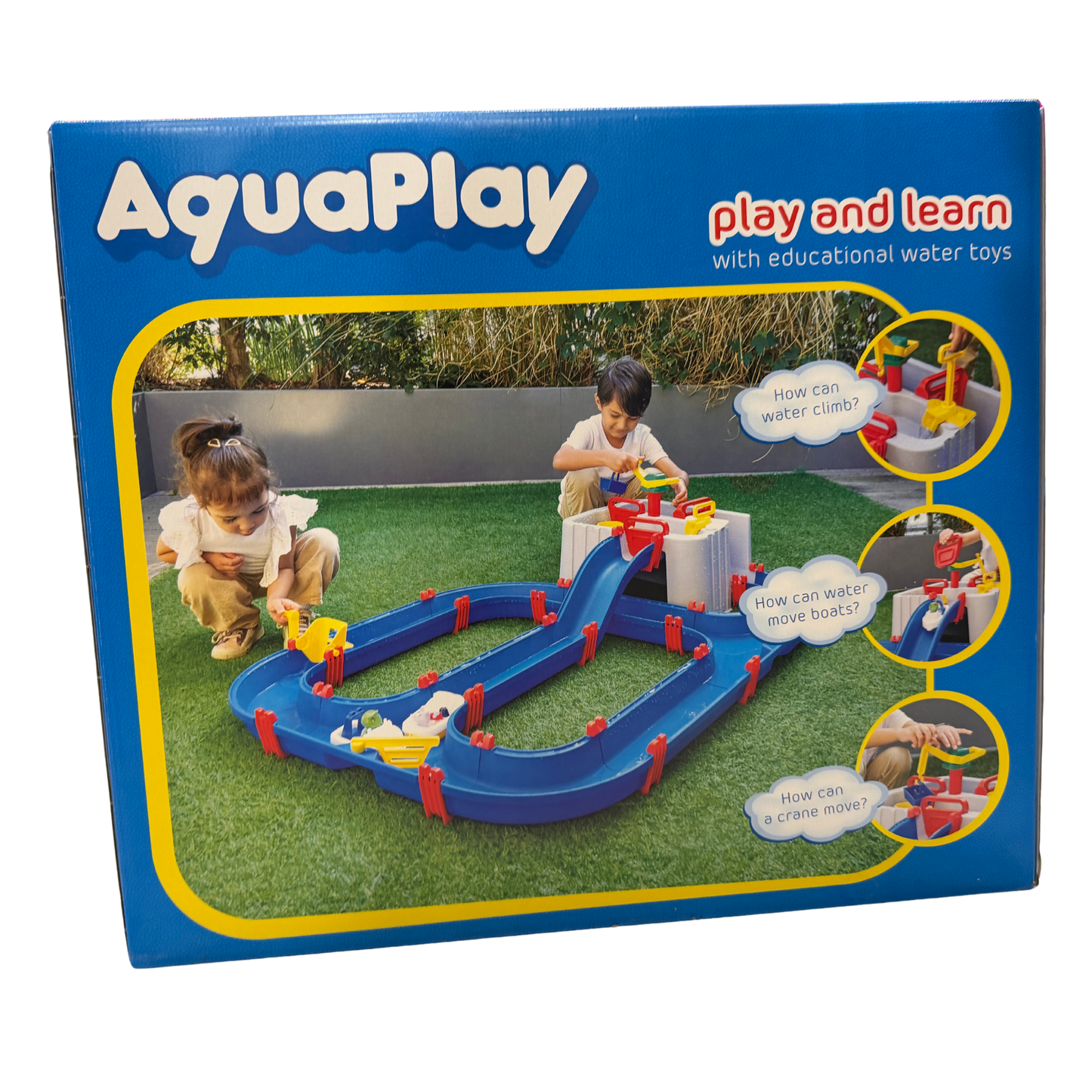 Canal de Agua AquaPlay con Grúas y Barcos (L)