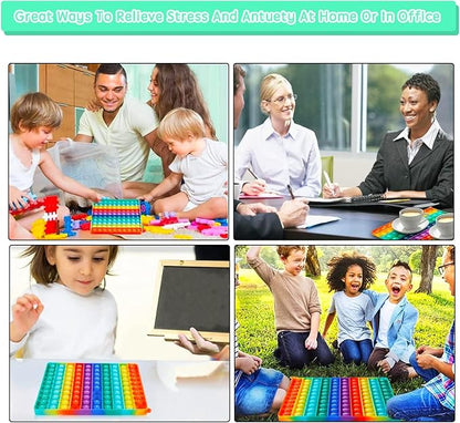Pop It Educativo 100 Números – Juguete Sensorial y de Matemáticas