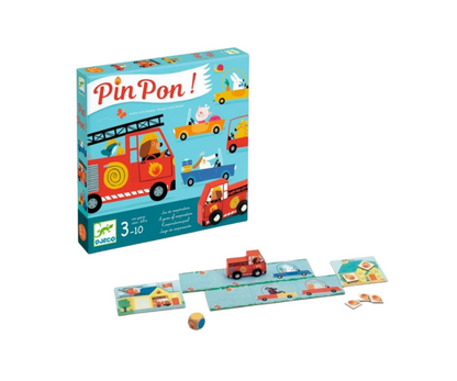 Juego PinPon – Juego de cooperación infantil con camión de bomberos
