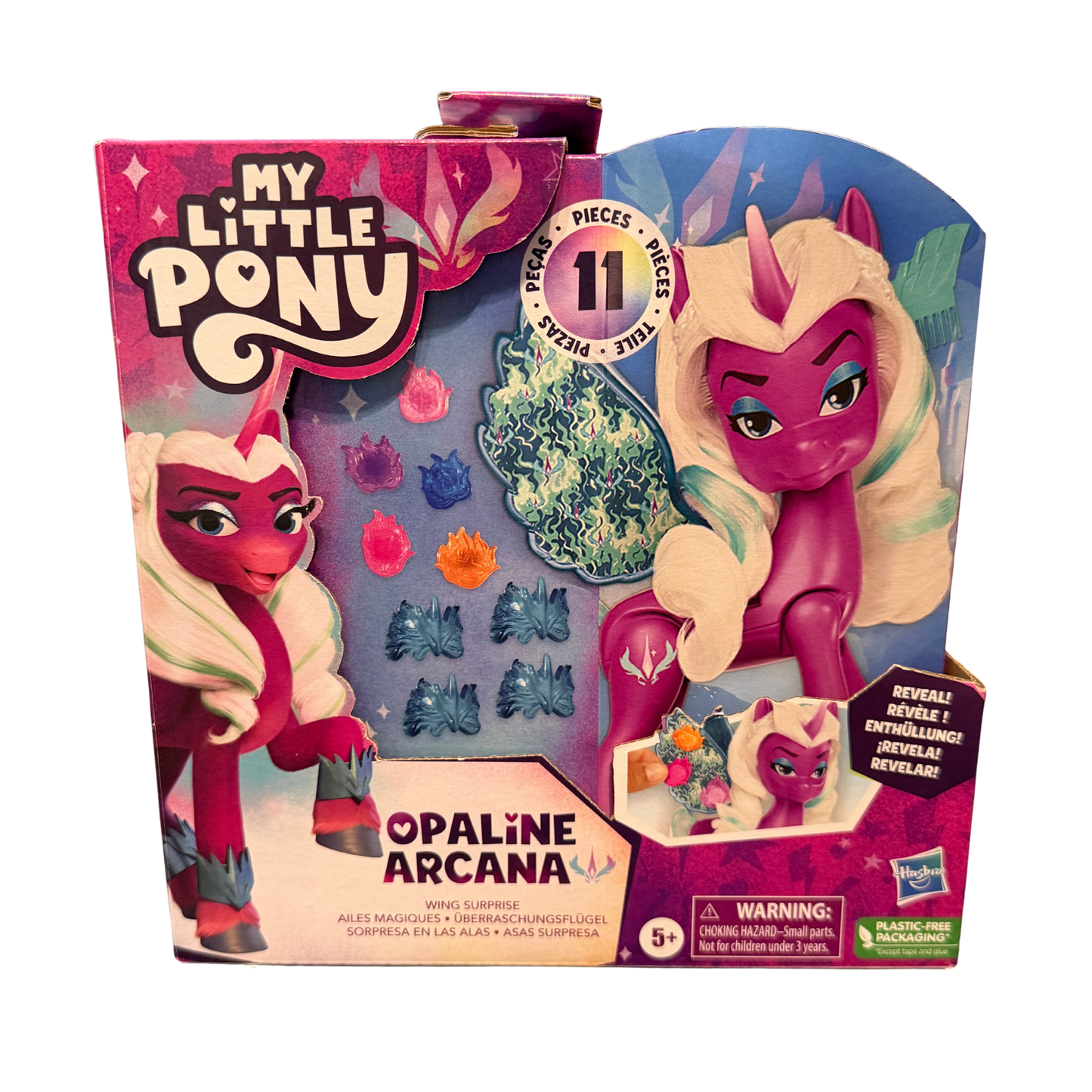 Figura My Little Pony Opaline Arcana con Alas Sorpresa (H,J)