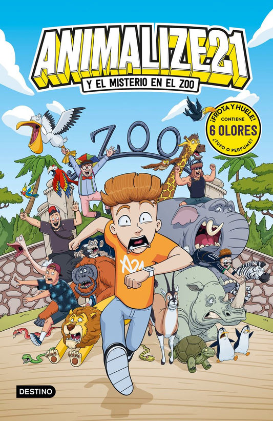 Animalize 21 2 - Animalize Y El Misterio En El Zoo - Libro Con Olores