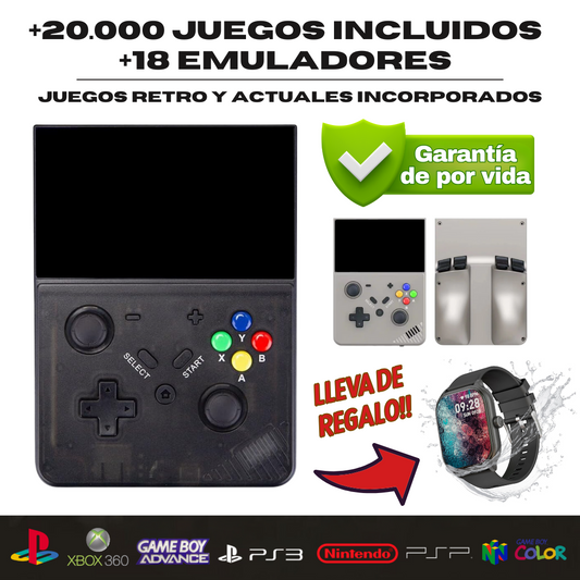 PACK | Consola Video Game™ +20.000 juegos + Smartwhach