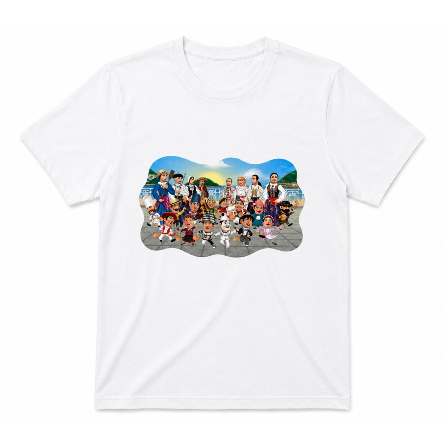 Pack Iruñeko Jaiak – Camiseta + Maskuria + Libro "Iruñeko Sanfermin Jaiak" (Euskera)