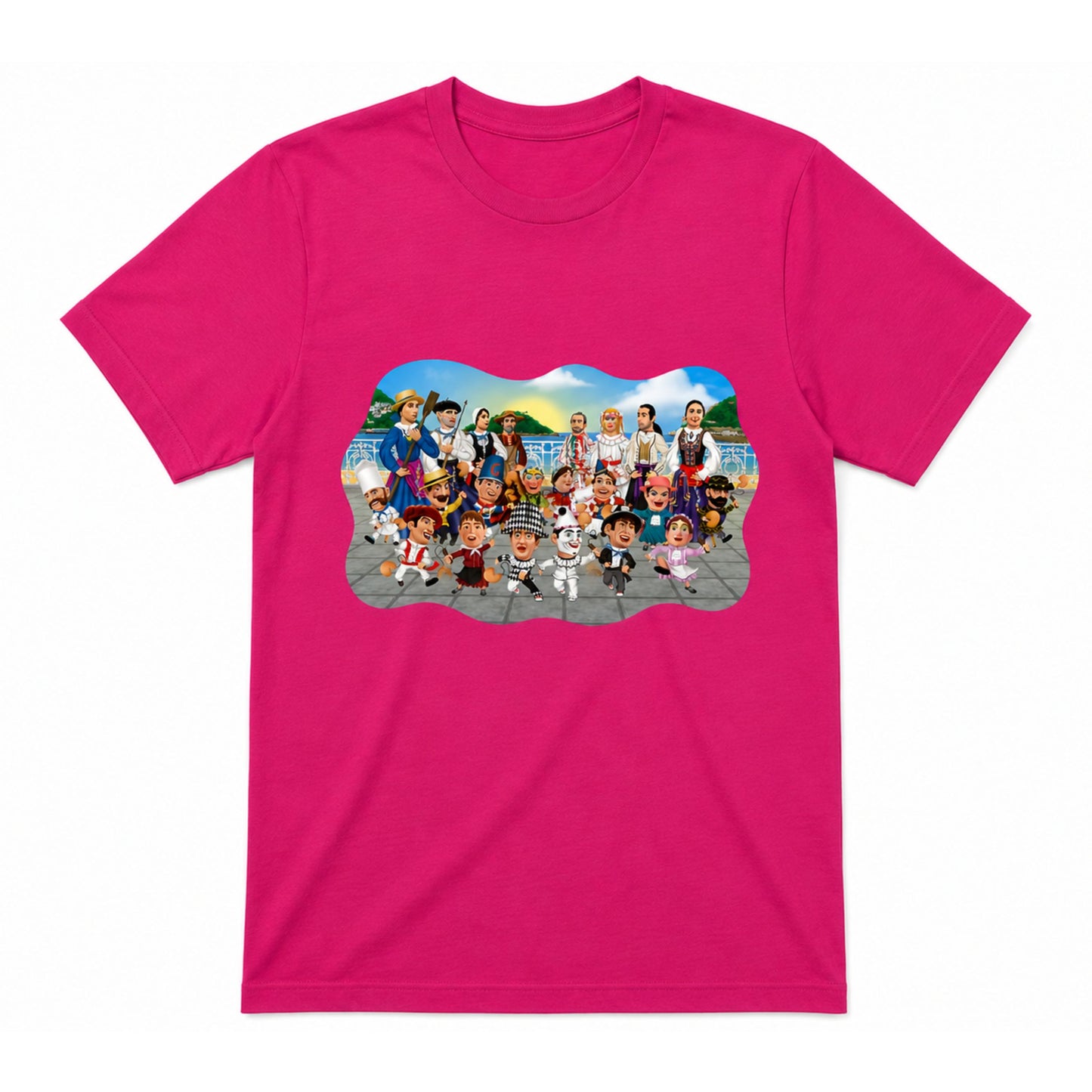 Pack Iruñeko Jaiak – Camiseta + Maskuria + Libro "Iruñeko Sanfermin Jaiak" (Euskera)