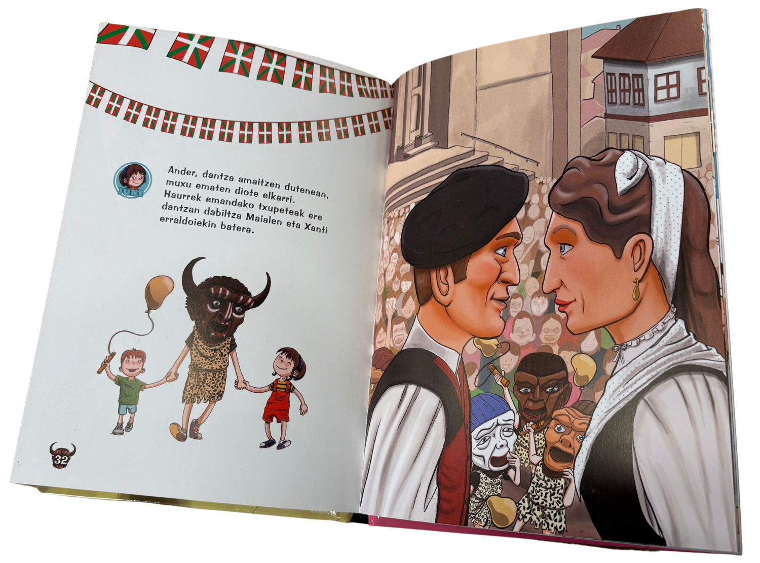 Libro infantil en euskera “Maialen eta Xanti lagun artean