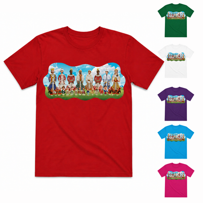 Camiseta infantil Iruñeko Erraldoiak gigantes de Pamplona – Kulturdenda