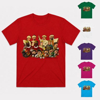 Camiseta infantil “Iruñako buruhandi eta erraldoiak” – Gigantes de Pamplona