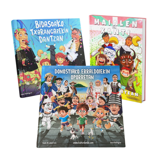 Book - Book Pack "Maialen eta Xanti lagun artean" and "Bidasoako txarangarekin dantzan"