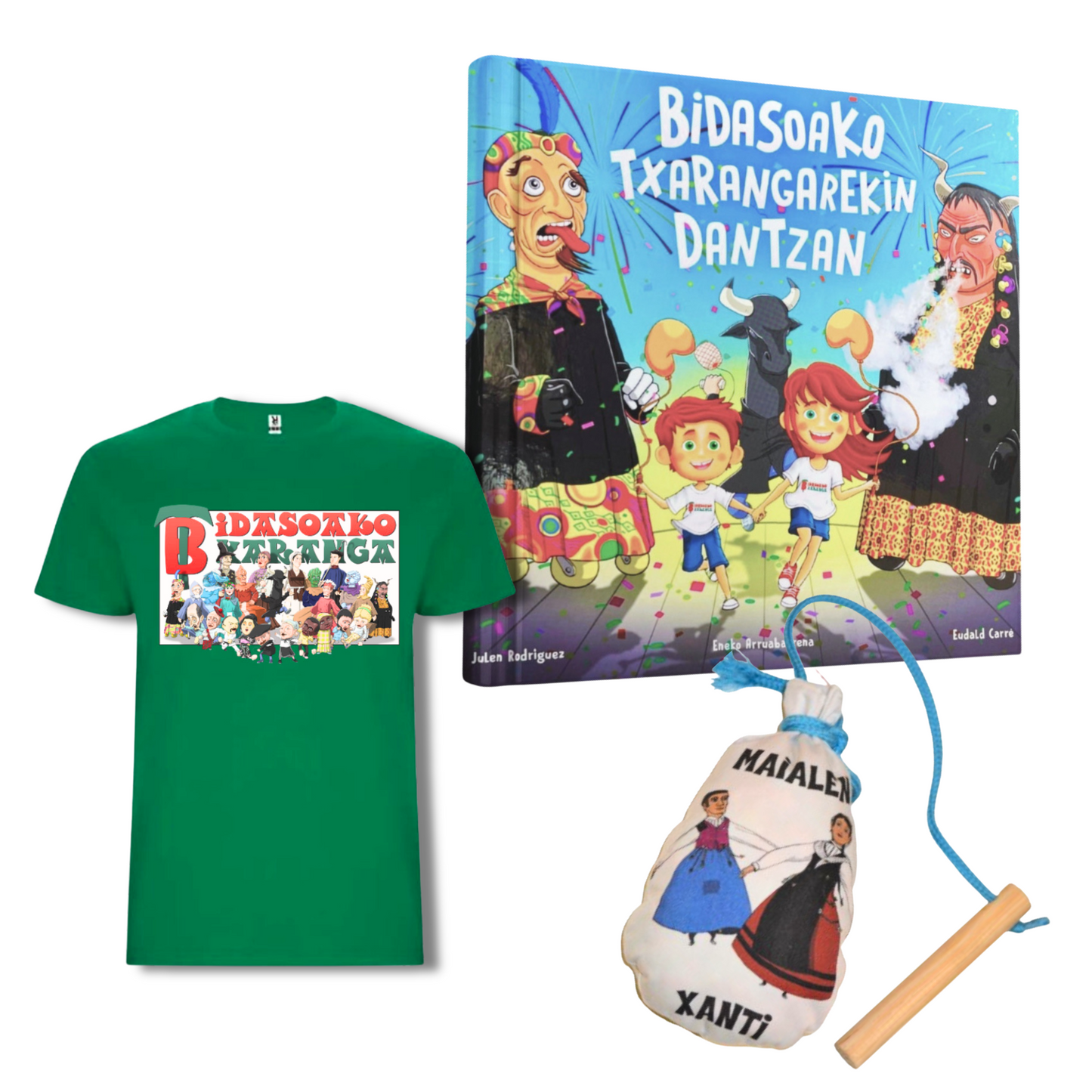 Pack T-shirt + Bidasoako Txarangarekin Dantzan