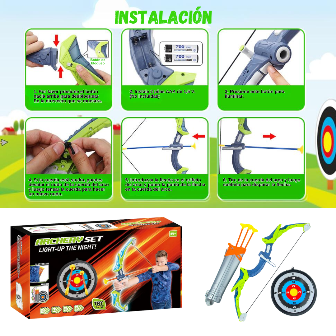 Juego - Arco y Flechas LED