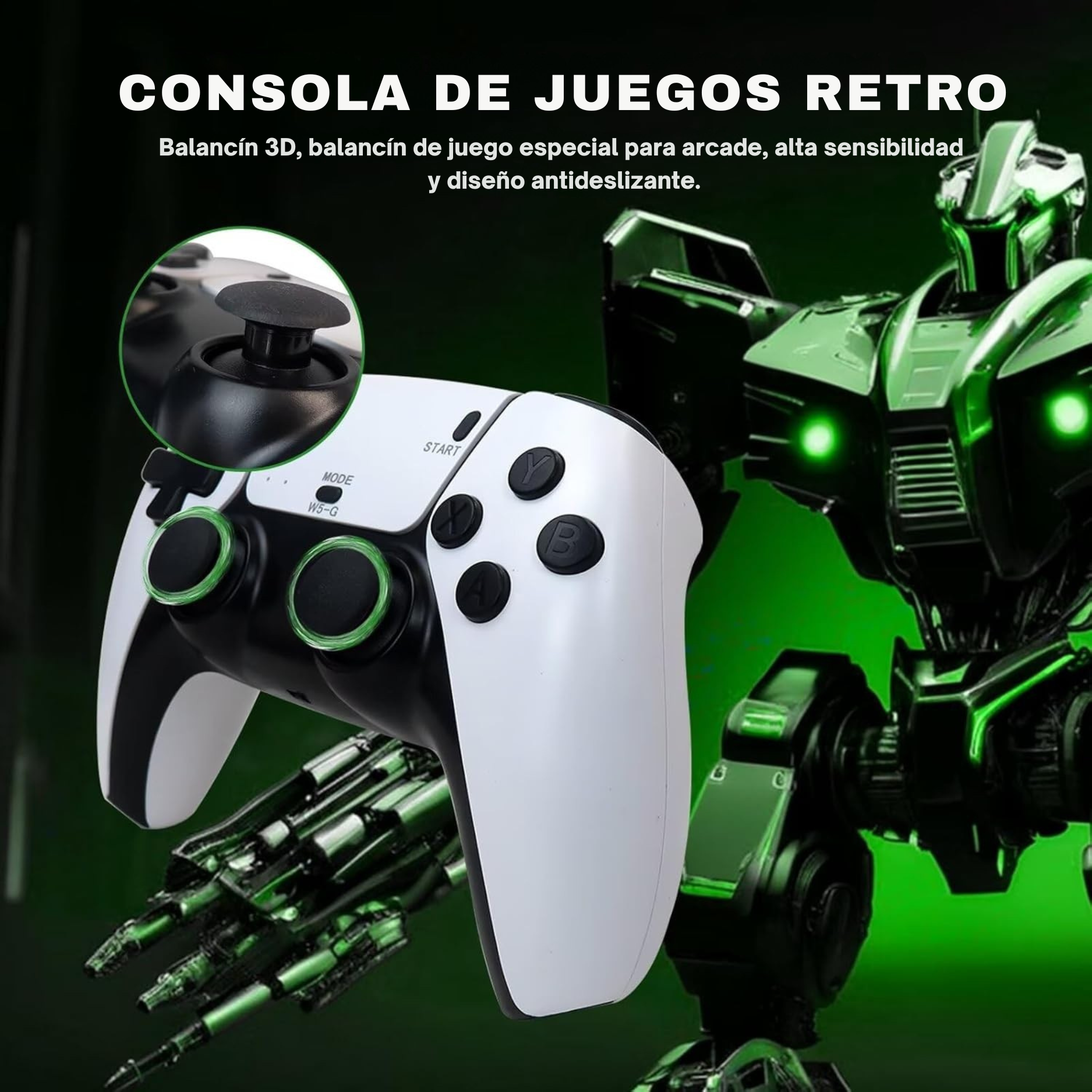 Video Consola Retro Game USB | 2 Jugadores | +20.000 Juegos Integrados