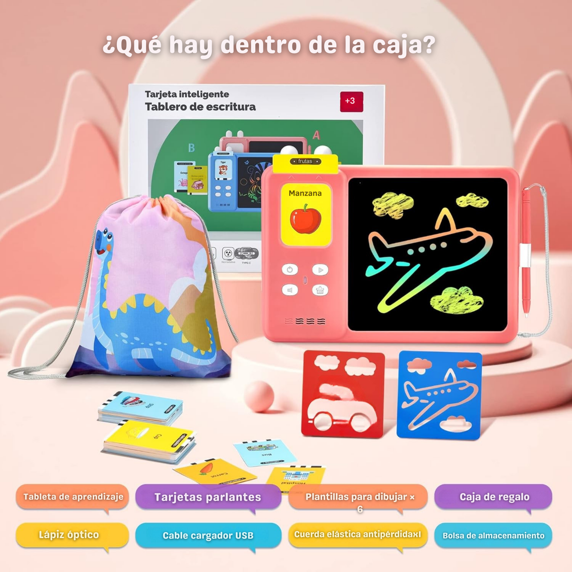 Tablet educativa infantil Interactiva y bilingüe