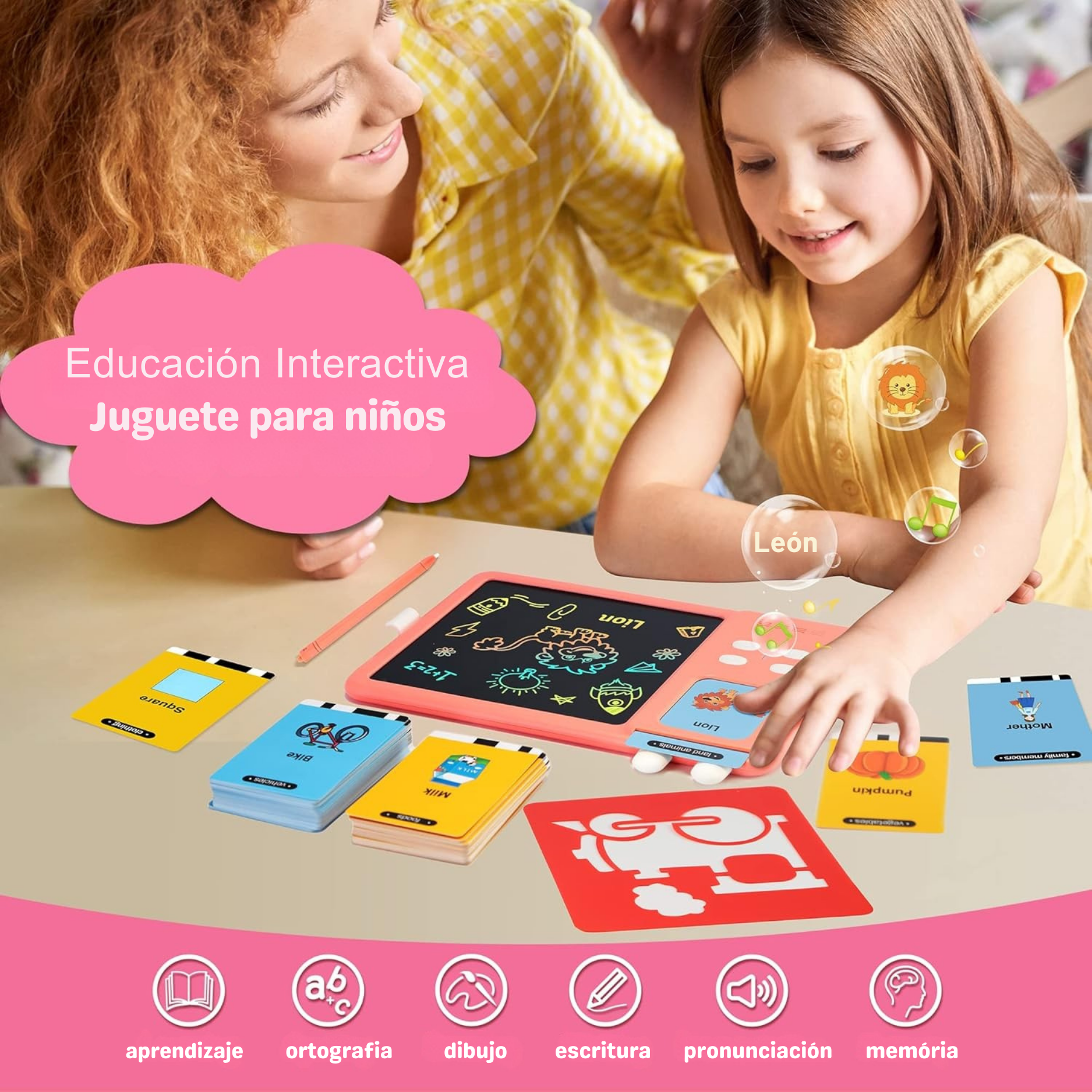Tablet educativa infantil Interactiva y bilingüe