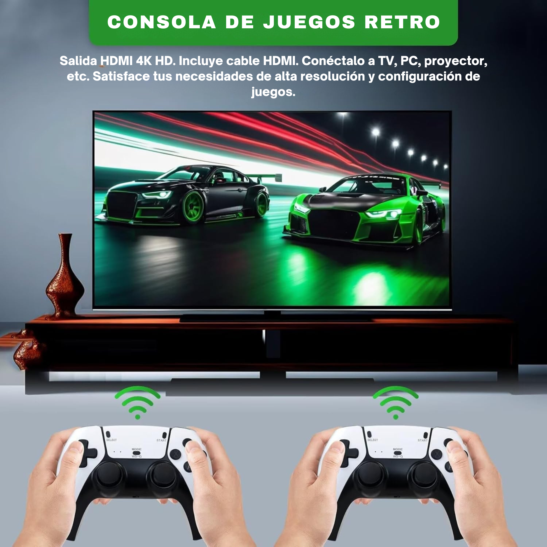 Video Consola Retro Game USB | 2 Jugadores | +20.000 Juegos Integrados