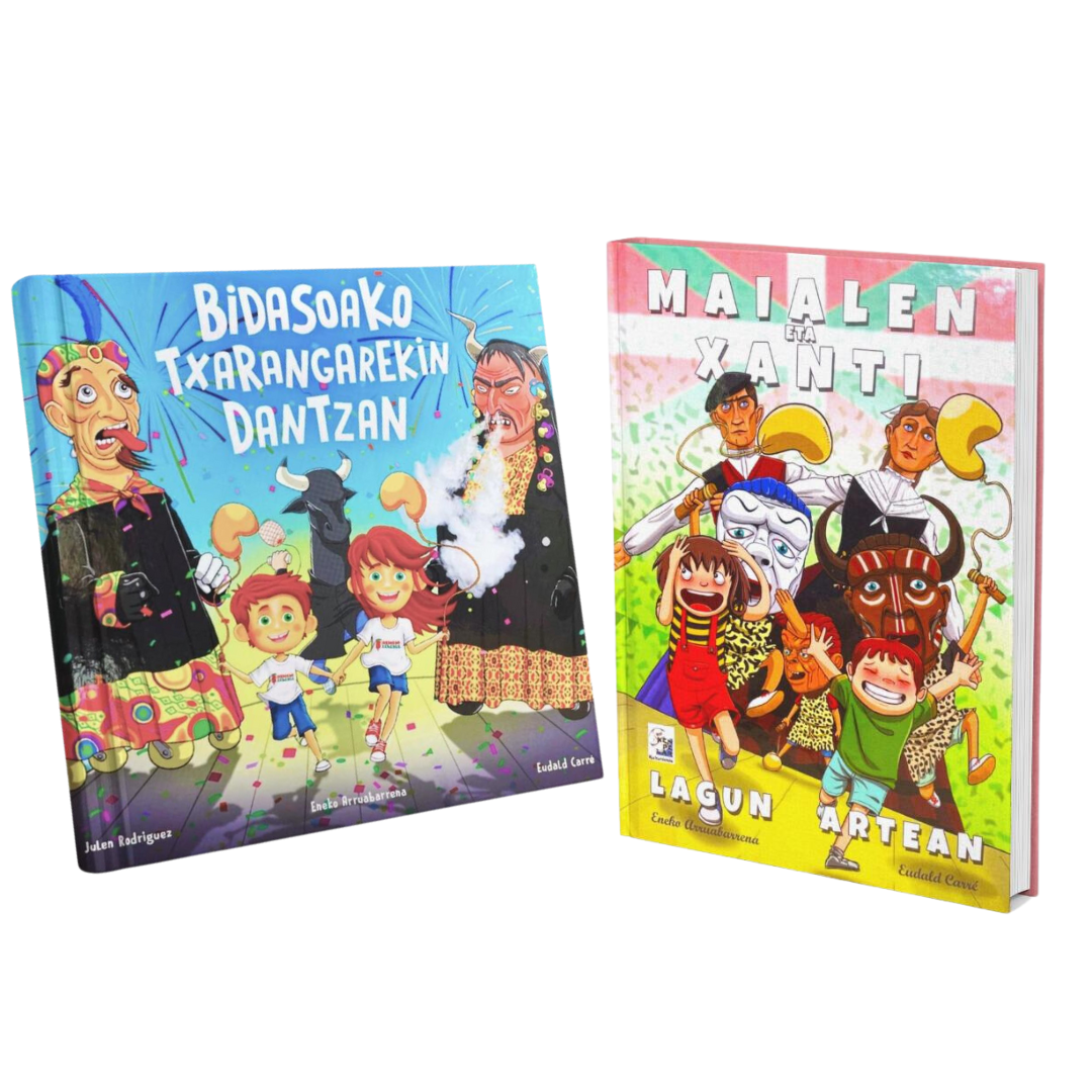 Book - Book Pack "Maialen eta Xanti lagun artean" and "Bidasoako txarangarekin dantzan"