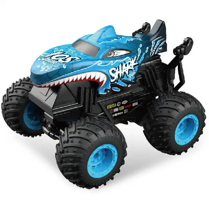 Urruneko kontroleko autoa - Shark Truck Blue / Red