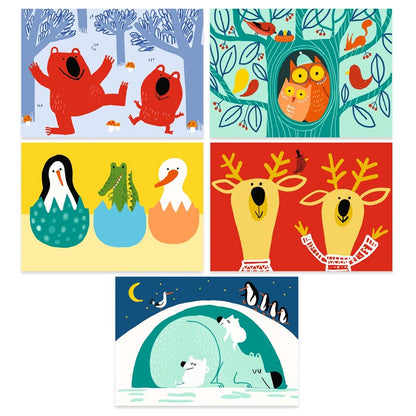 Cuadros para rascar Animales para descubrir – Actividad creativa infantil